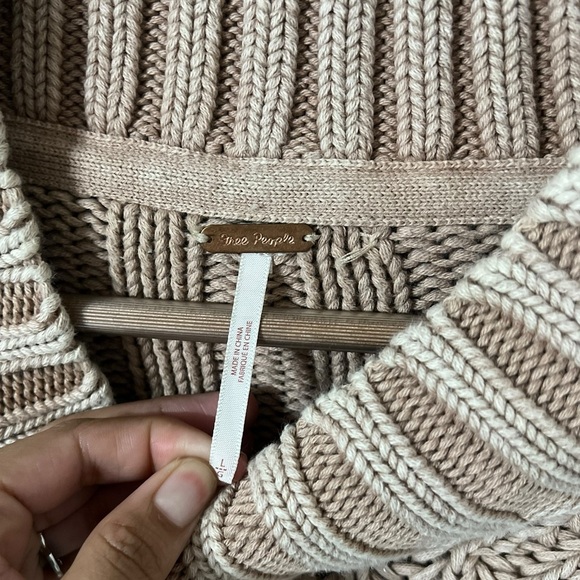 FREE PEOPLE Sweetheart Mock Knit Sweater Pullover Top - Picture 10 of 11